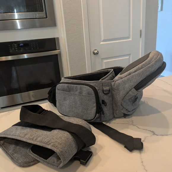 Tushbaby Gray Kids Backpack Set - Picture 2 of 2